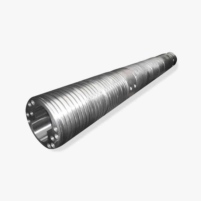 Parallel twin screw extruder barrel